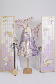 Banquet of the Rabbit Print Wa Lolita Dress Haori