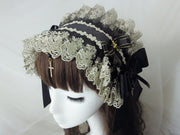 Handmade Elegant Gothic Lolita Bowknot Lace Hairband