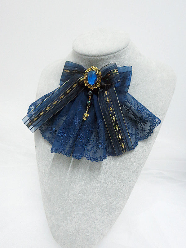 Handmade Gothic Lolita Gorgeous Bow Tie