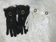 Handmade Elegant Gothic Lolita Hanayome Lace Gloves