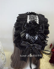 Handmade Gothic Lolita Gorgeous Bowknot Ribbon Hairband