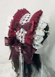 Handmade Gothic Lolita Bead Chain Hairband