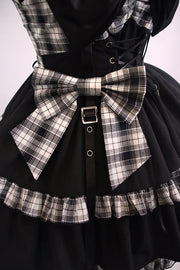 Punk Plaid Idol Jumper Skirt