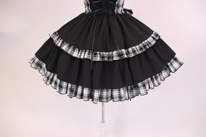 Punk Plaid Idol Jumper Skirt