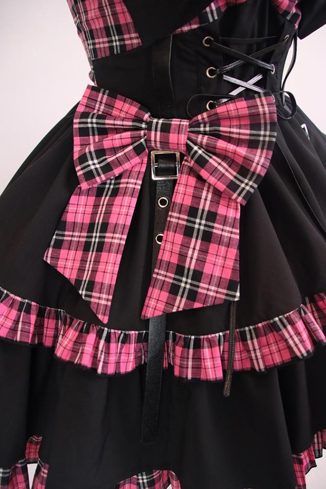 Punk Plaid Idol Jumper Skirt