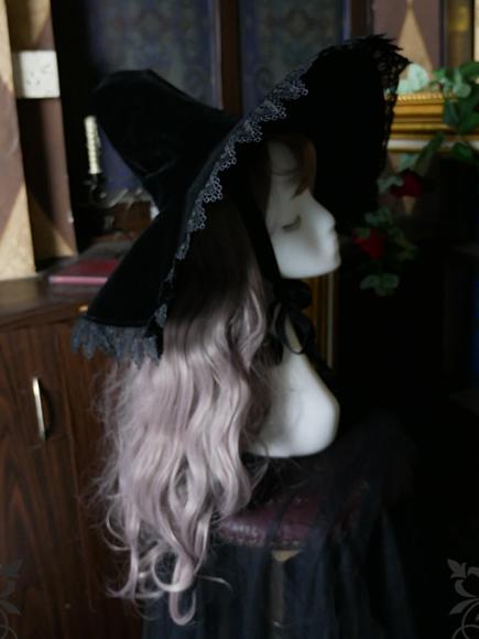 Black Wizard Halloween Witch Hat