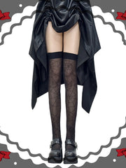 Harajuku Spider Web Overknee Punk Lolita Stockings