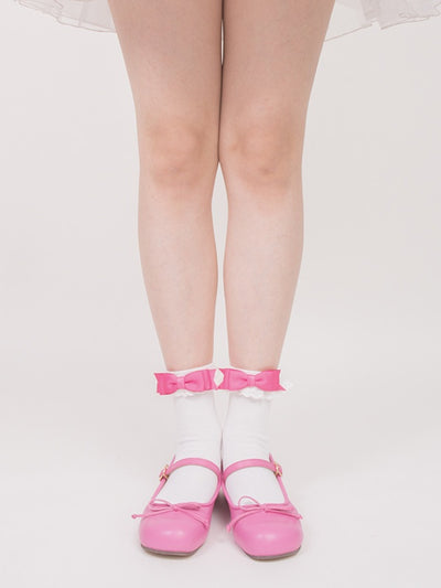 Little Jenny Sweet Lolita Bowknot Socks