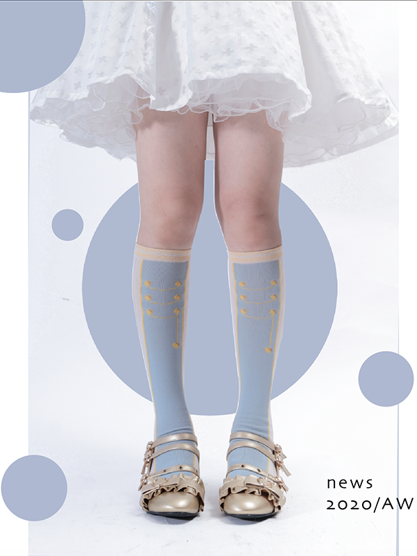 Nutcracker Cotton Underknee Stockings