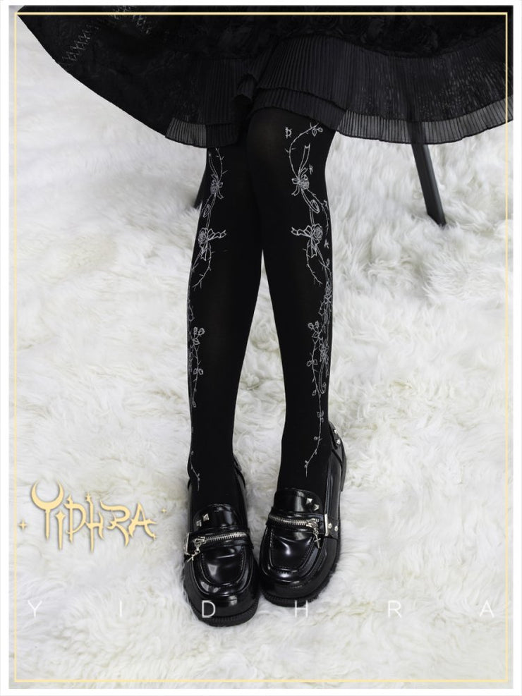 Rose Princess Elegant Lolita Tights