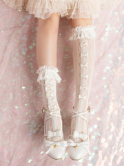 Small Bowknots Girls Underknee Lolita Stockings