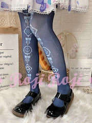 Summer Sailor Lolita Velvet Tights