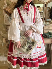 Ranch Maiden Country Lolita Skirt Set SK / Vest