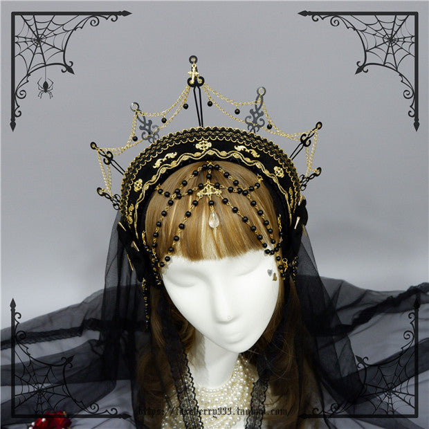 Hands Of Time Gothic Vintage Headpiece Hairclip