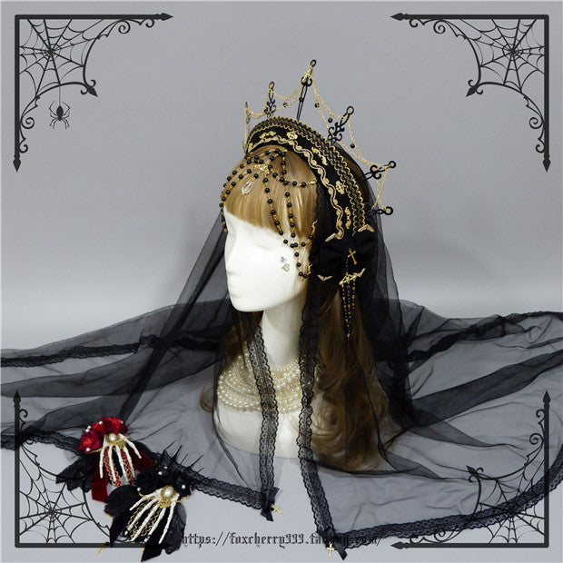 Hands Of Time Gothic Vintage Headpiece Hairclip