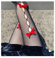 Cutout front Bowknots Lolita Tights