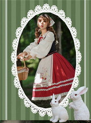 Ranch Maiden Country Lolita Skirt Set SK / Vest