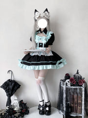 【Dull Sweet Servant】Korean Mushroom Cool~Original DesignLolitaDress Hatsune Maid CostumecosplayDress