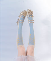 Nutcracker Cotton Underknee Stockings