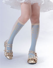 Nutcracker Cotton Underknee Stockings