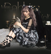 Clearance - Wolf Detective Gothic Jumper Skirt