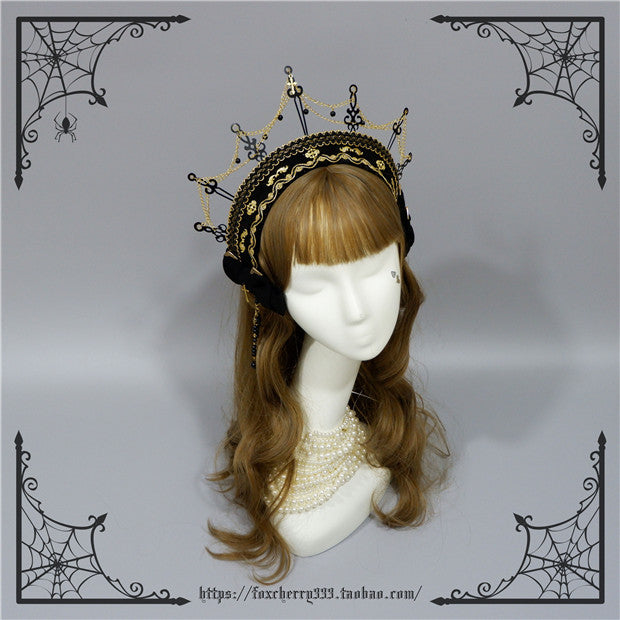 Hands Of Time Gothic Vintage Headpiece Hairclip