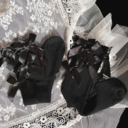 Ribbon Bowknots Underknee Lolita JK Socks