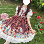 White Sugar Girl{Spot Goods}~Factory Original DesignLolitaDress Alice Afternoon Tea SlingjskDress