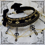 Hands Of Time Gothic Vintage Headpiece Hairclip