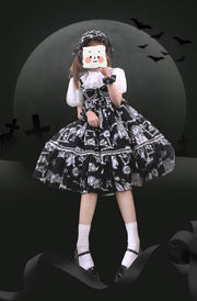 Clearance - Wolf Detective Gothic Jumper Skirt