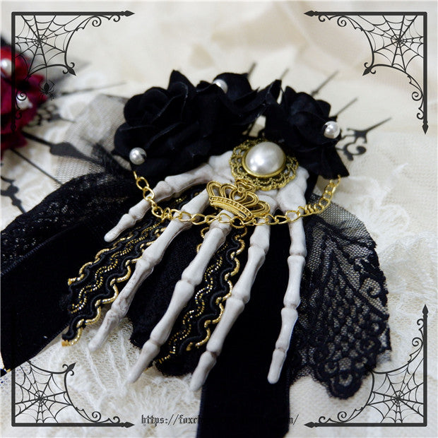 Hands Of Time Gothic Vintage Headpiece Hairclip