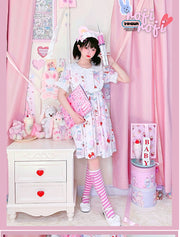 Sensen Hospital Sweet Lolita Underknee Striped Stockings