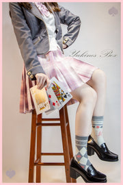 Alice in Wonderland Lolita Asymmetric Stockings