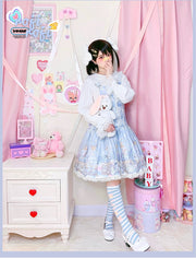 Sensen Hospital Sweet Lolita Underknee Striped Stockings