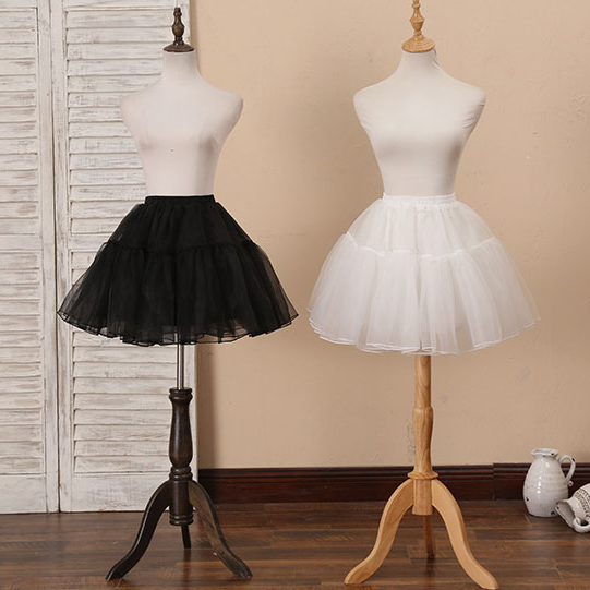 White/Black 45CM Petticoat Tulle Tutu Skirt