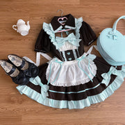 【Dull Sweet Servant】Korean Mushroom Cool~Original DesignLolitaDress Hatsune Maid CostumecosplayDress