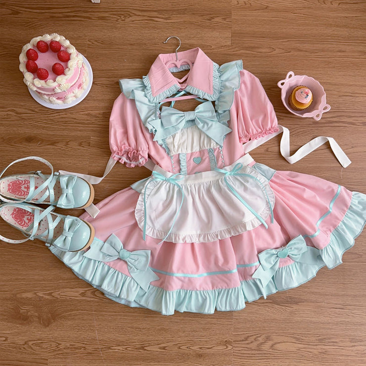 【Dull Sweet Servant】Korean Mushroom Cool~Original DesignLolitaDress Hatsune Maid CostumecosplayDress