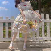 White Sugar Girl{Spot Goods}~Factory Original DesignLolitaDress Alice Afternoon Tea SlingjskDress