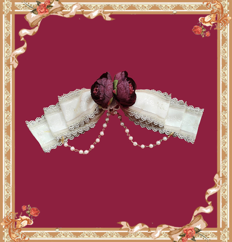 Beauty and The Beast Layered Bowknot Brooch