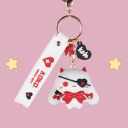 Star Moon Bunny / Devil Bunny / Fruit Bunny Key Ring Charm