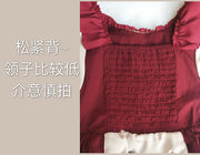 Little Red Riding Hood Long Sleeves One Piece