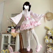 Korean Mushroom Cool{Exclusive}~Original Design Nougat Pastry PuddingLolitaDress Cute Japanese Style Maid Dress Summer