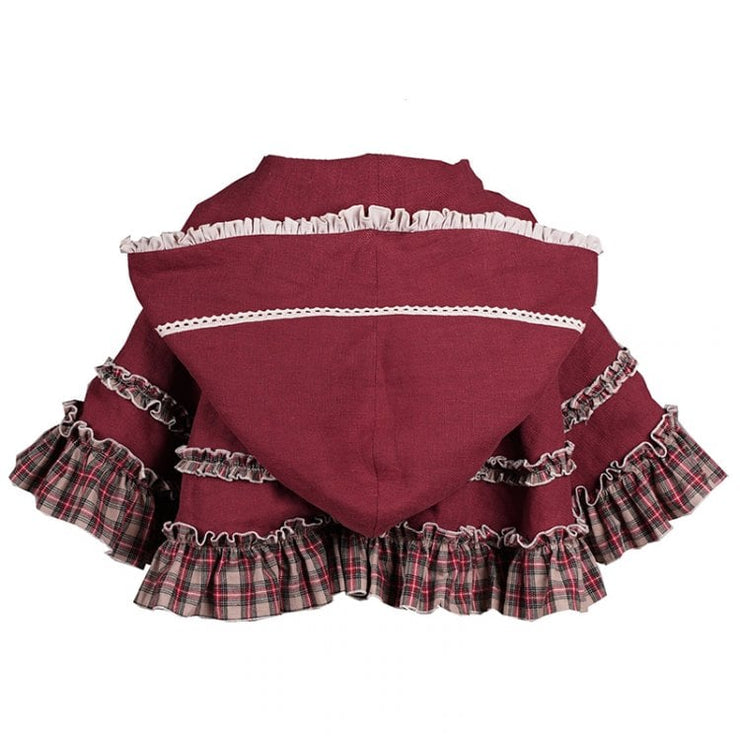 Little Red Riding Hood Long Sleeves One Piece