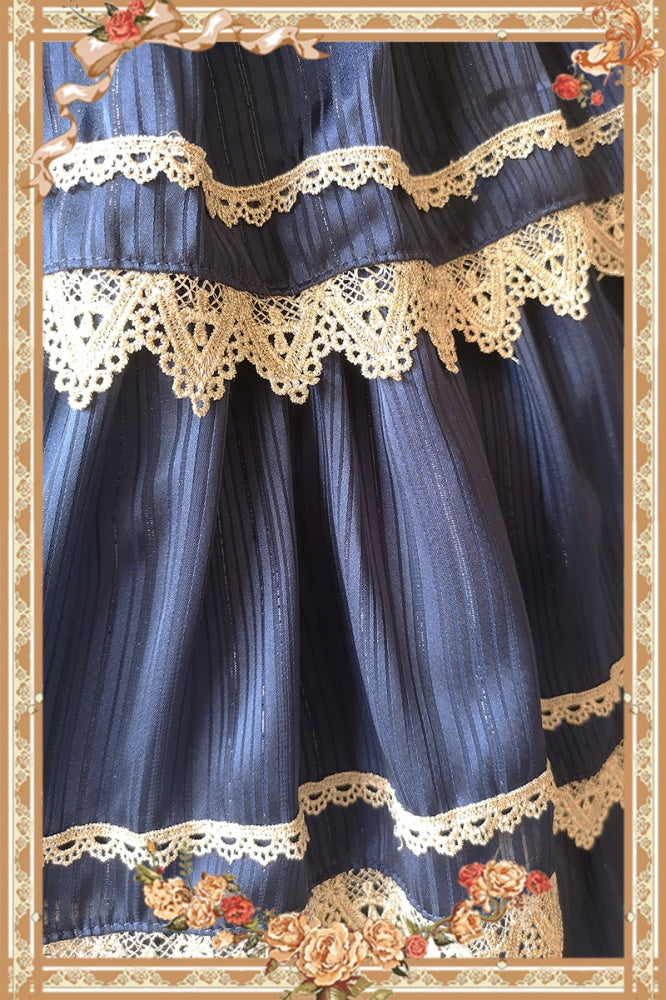 Cake Tree Tiered Flounce Skirt Jumper Skirt