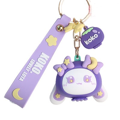 Star Moon Bunny / Devil Bunny / Fruit Bunny Key Ring Charm