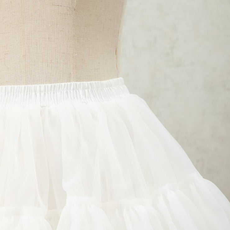 45CM White Three Layers Petticoat