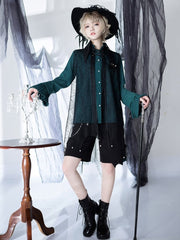 Black Prince Ouji Lolita Gothic Spider Web Shawl