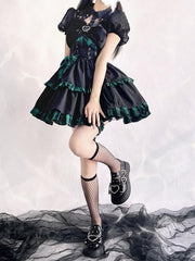 Idol Lolita Dress Three Color Options Punk Jumper Skirt