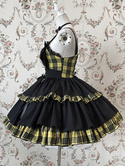 Idol Lolita Dress Three Color Options Punk Jumper Skirt