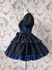 Idol Lolita Dress Three Color Options Punk Jumper Skirt